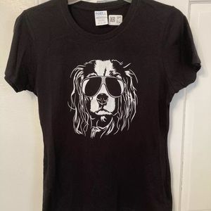 New Cavalier King Charles Spaniel Black T-Shirt
